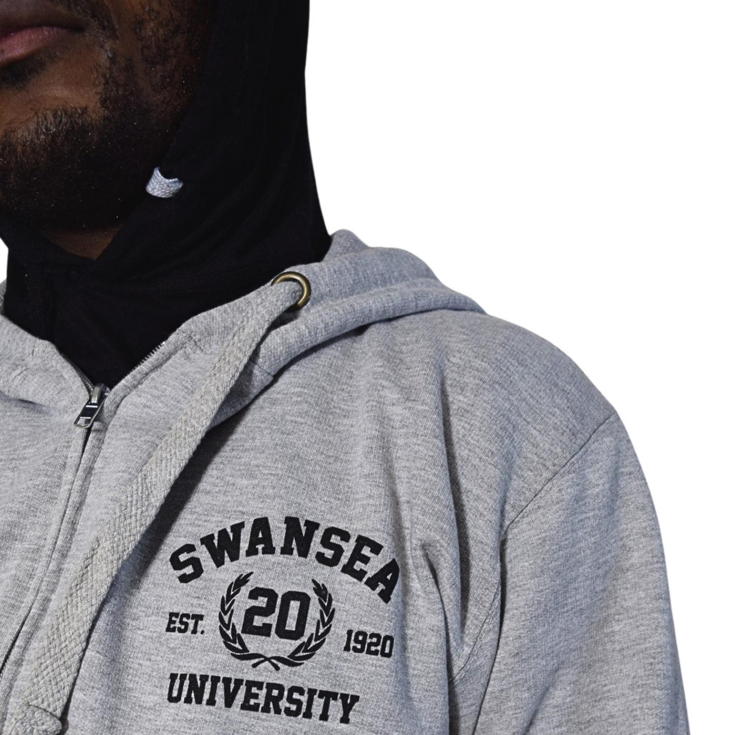 SALE-Swansea University Hoodie - Zipped