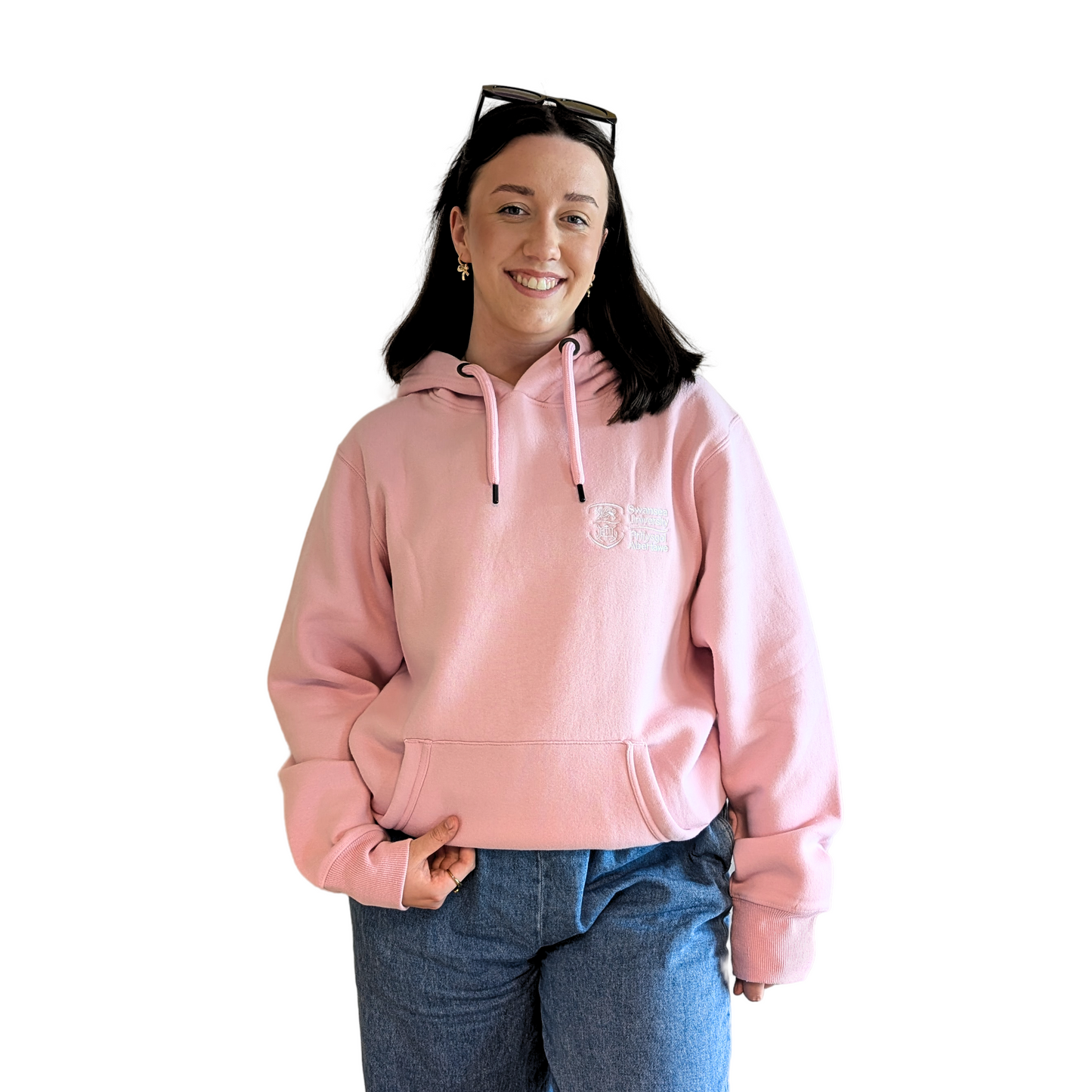 Swansea University Hoodie - Embroidered Crest Logo