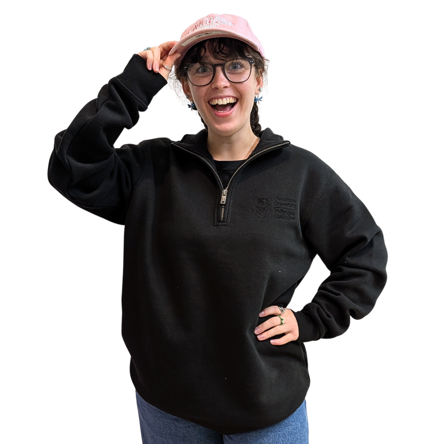 Swansea University Sweatshirt - Premium 1/4 Zip
