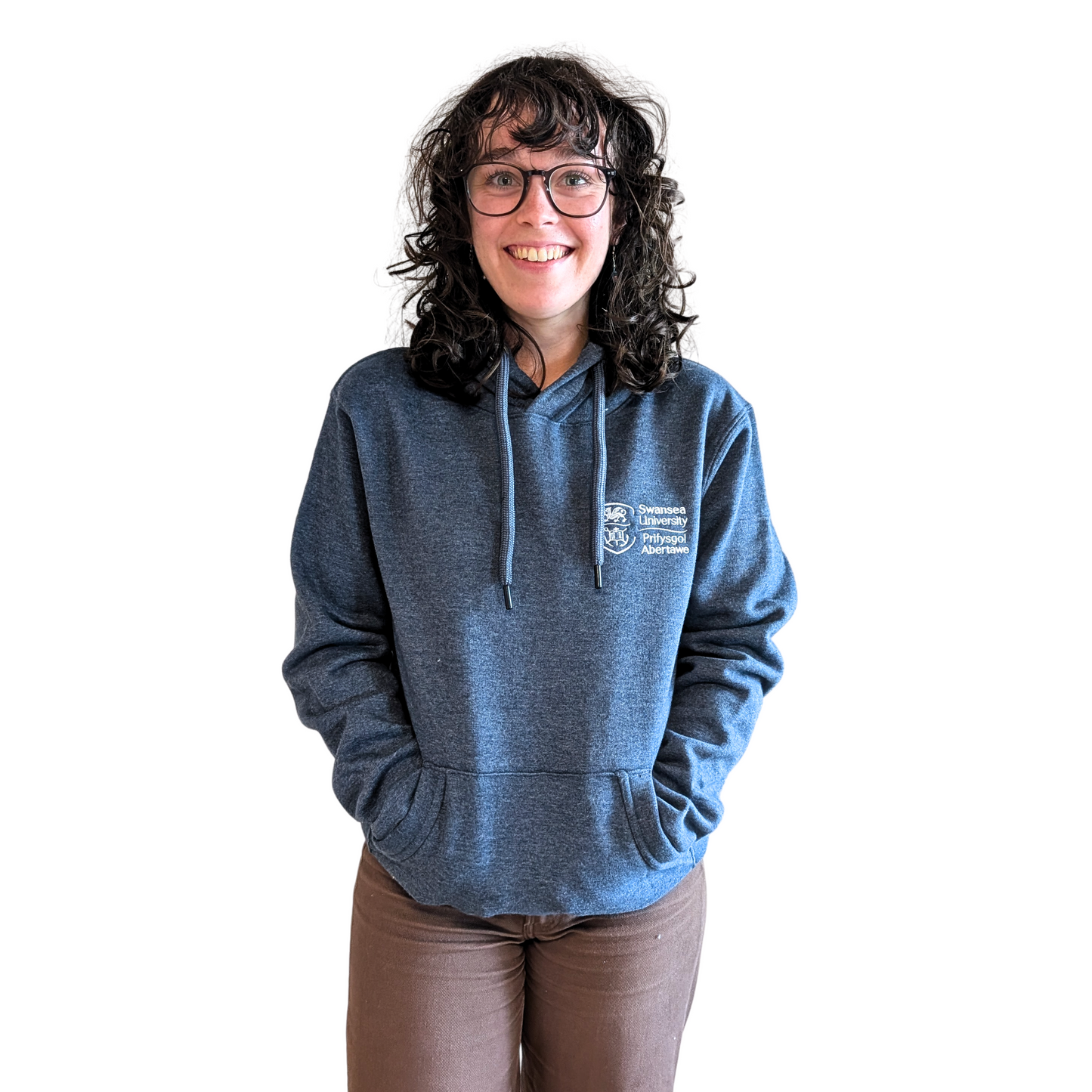 Swansea University Hoodie - Embroidered Crest Logo