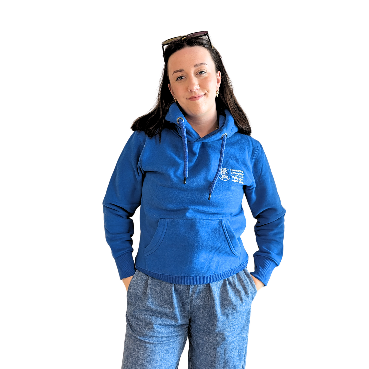 Swansea University Hoodie - Embroidered Crest Logo