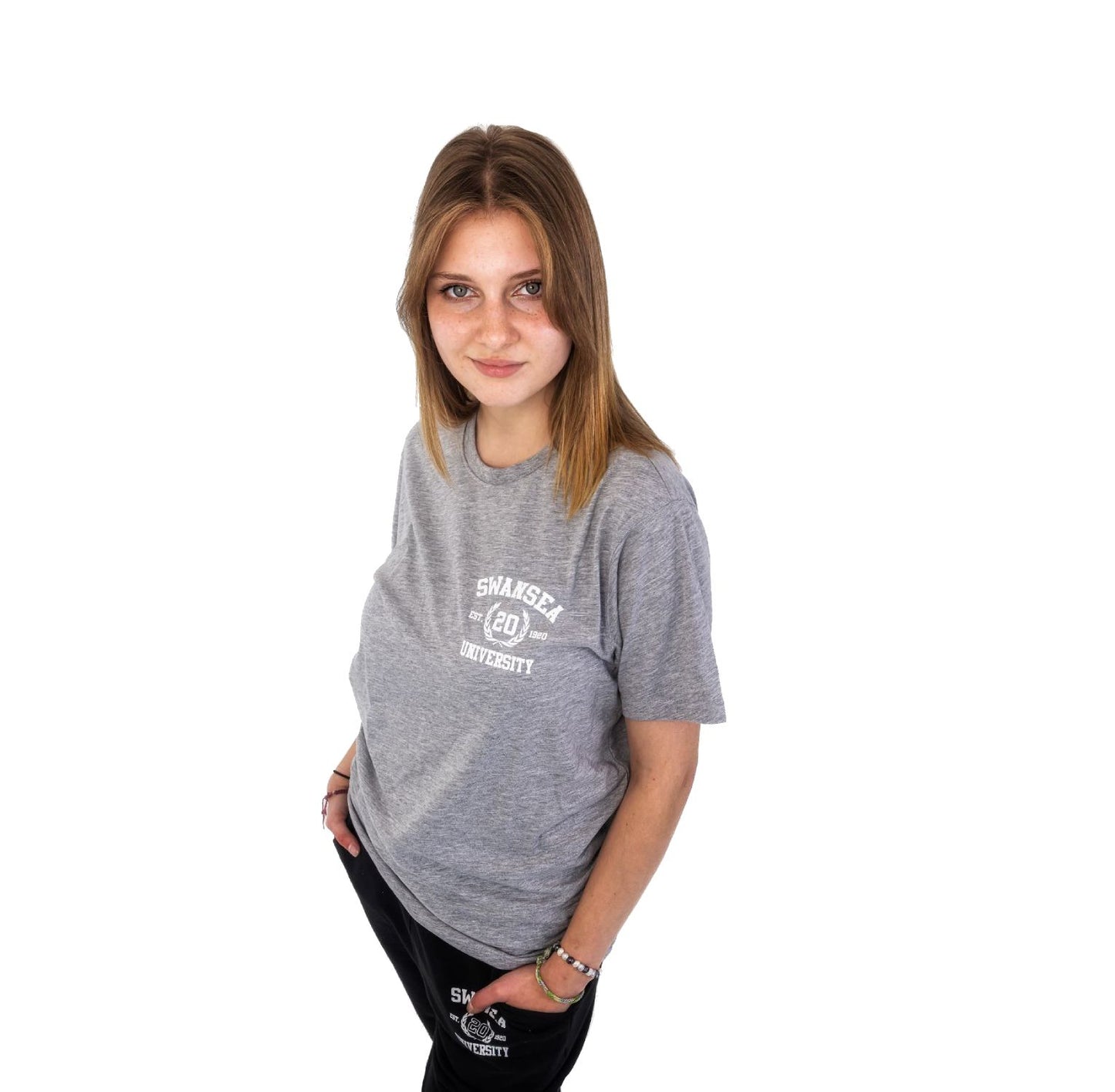 SALE - Swansea University T-Shirt - 1920 Small Laurel