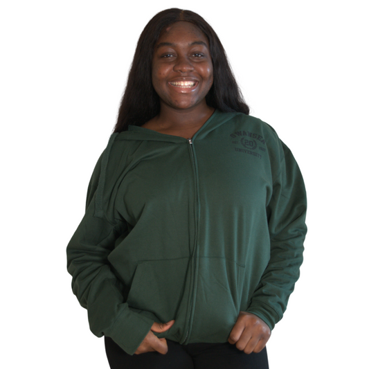 SALE-Swansea University Hoodie - Zipped