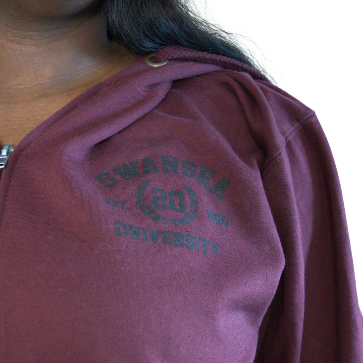 SALE-Swansea University Hoodie - Zipped