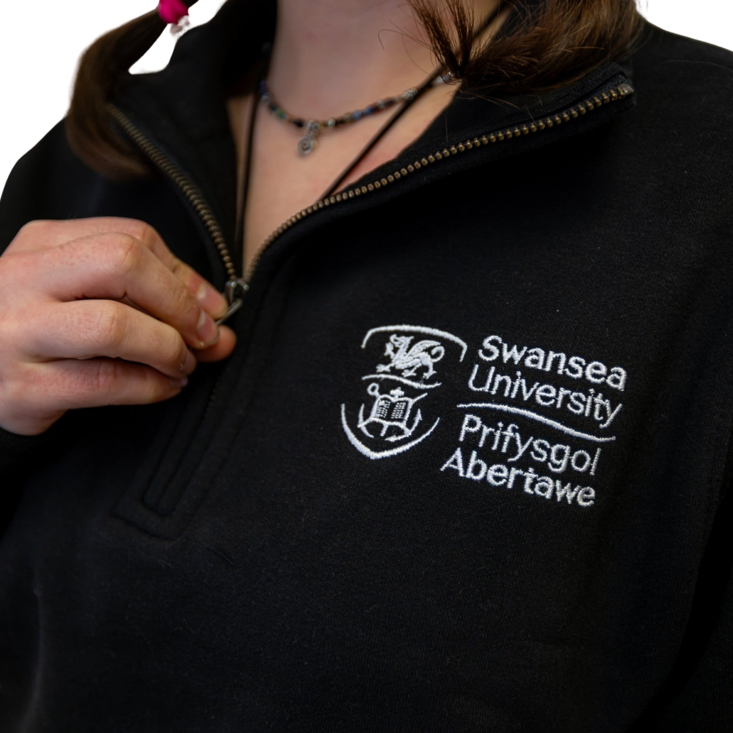 Swansea University Sweatshirt - Premium 1/4 Zip