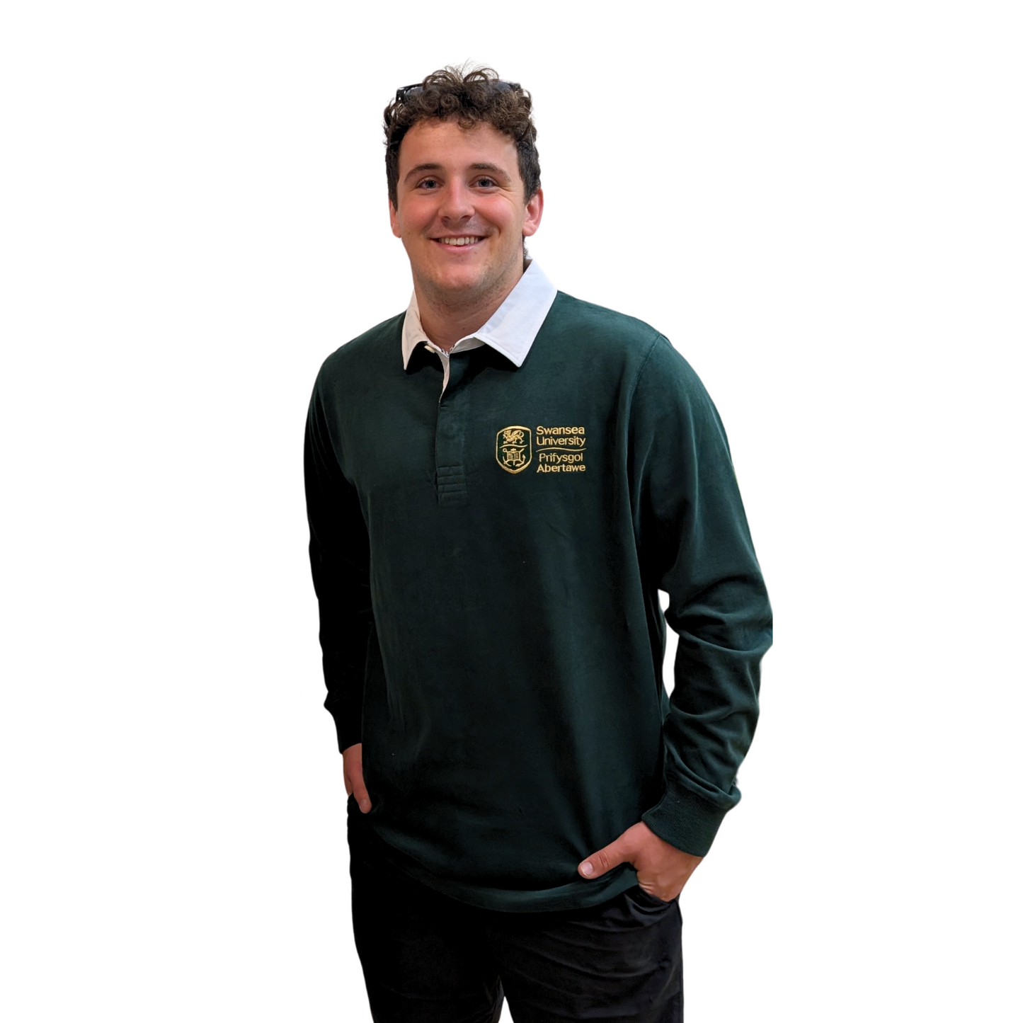 Swansea University Rugby Shirt - Embroidered Logo