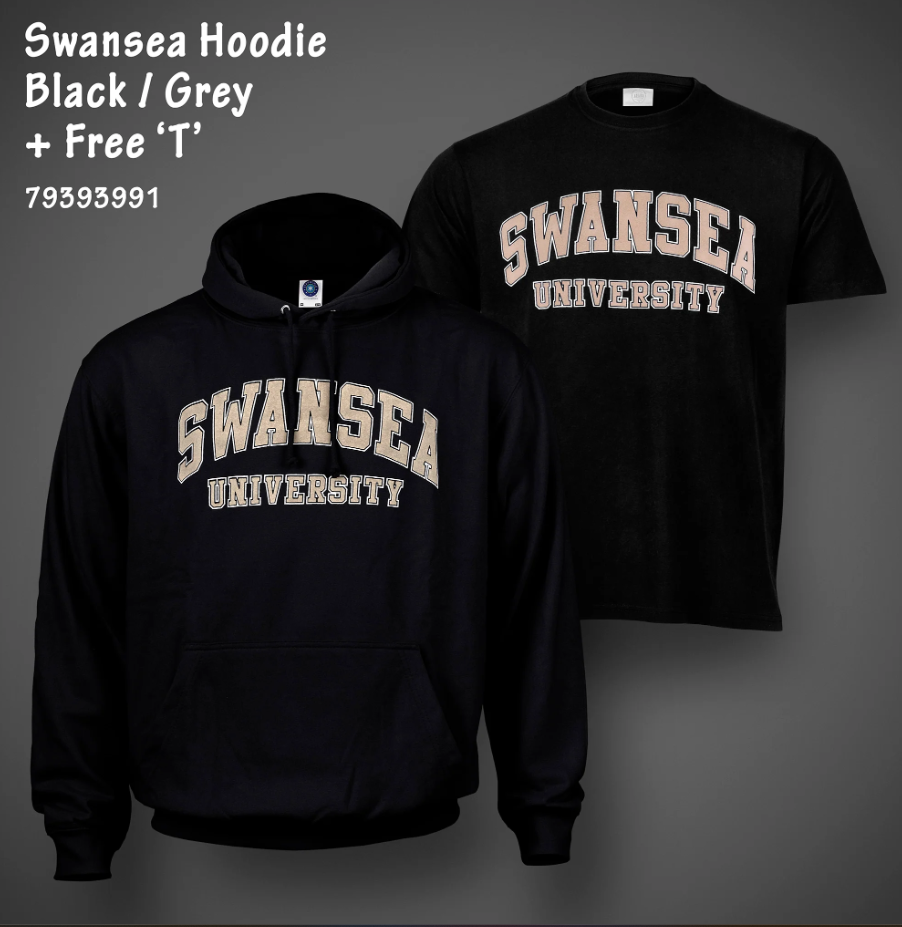 Swansea University Hoodie Twin Pack - Classic Curved