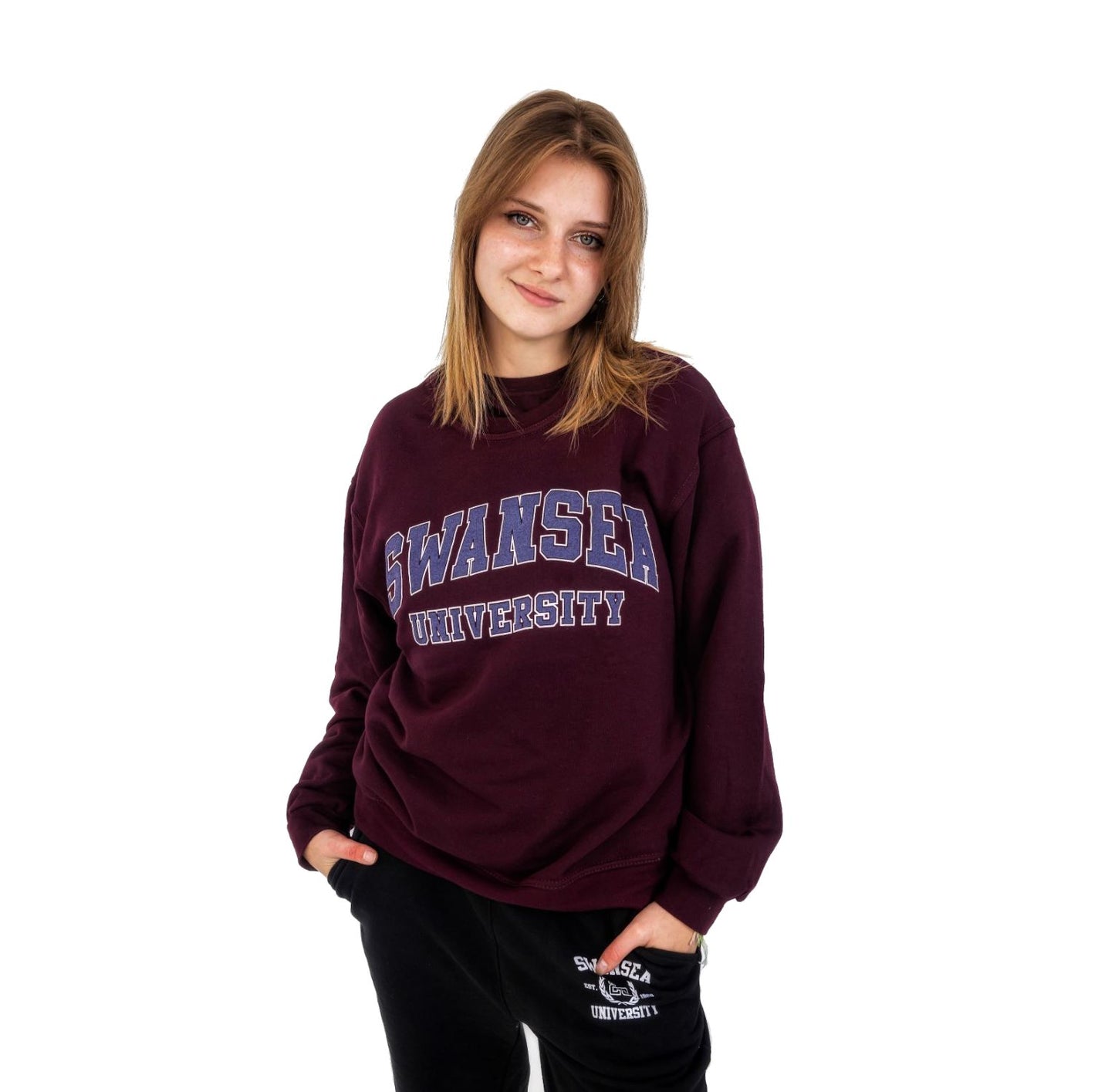 Swansea University Sweatshirt Twin Pack - Classic Curved