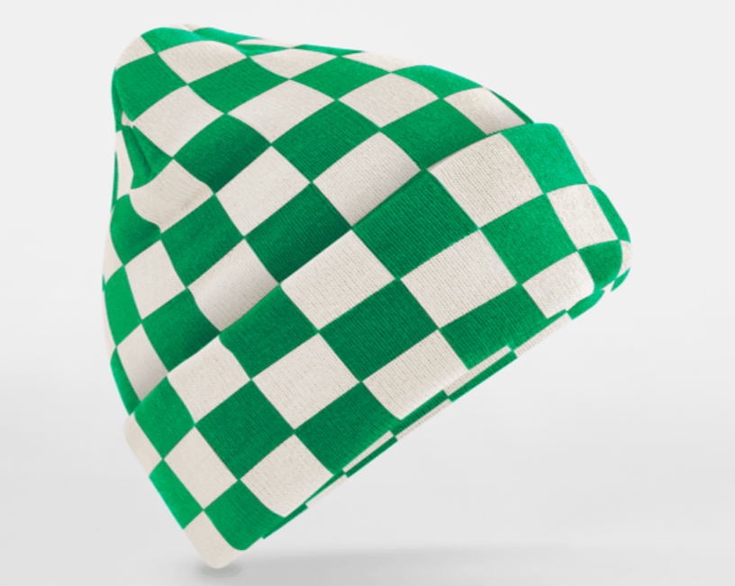 Swansea Uni Checkerboard Recycled Beanie