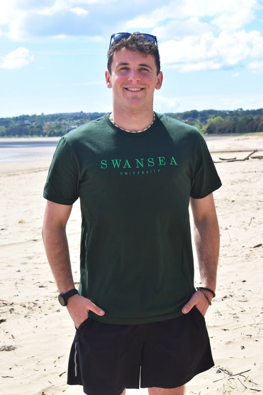 Swansea University Embroidered tee