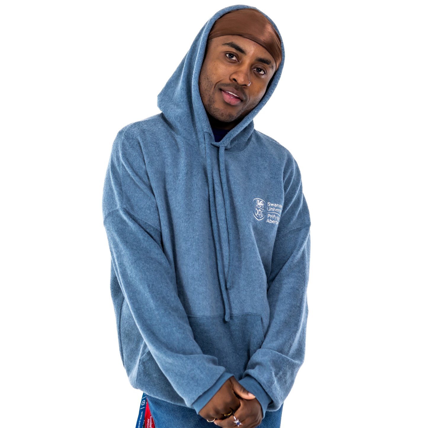 Swansea University Hoodie - Suede Effect