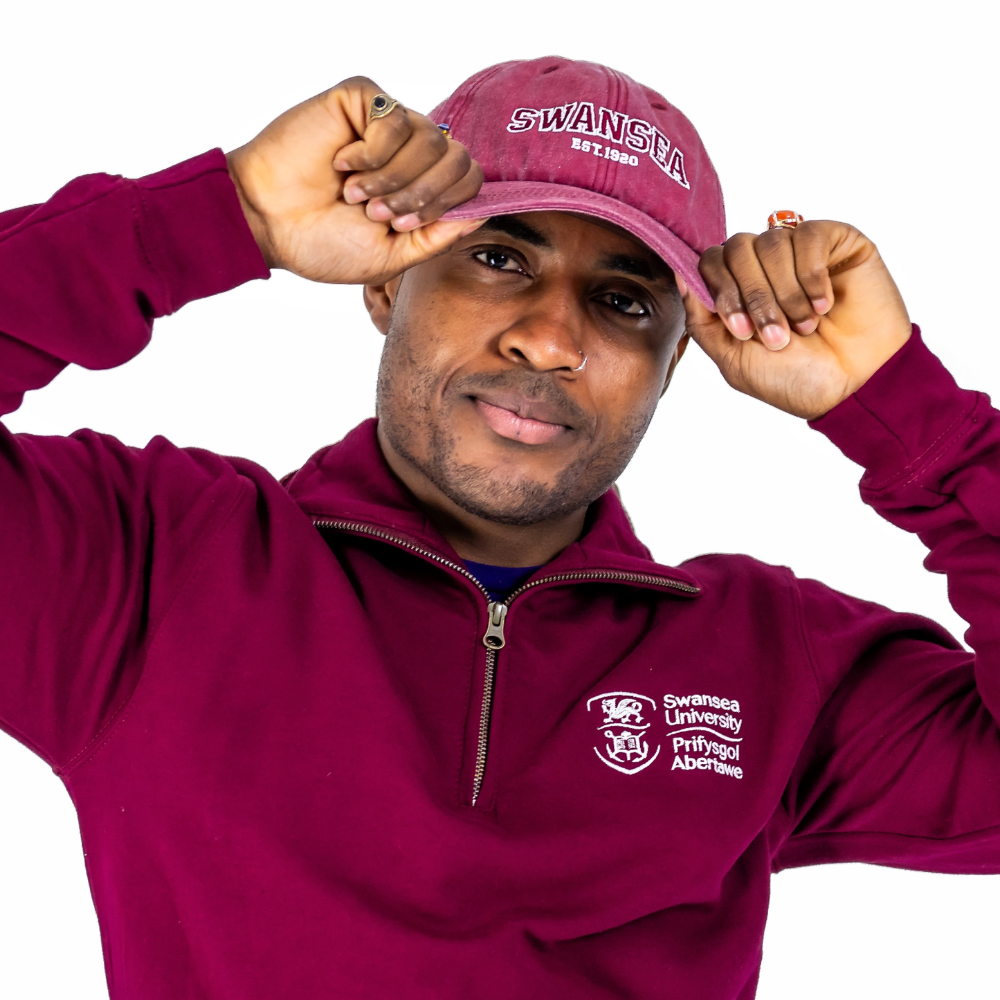 Swansea University Sweatshirt - Premium 1/4 Zip