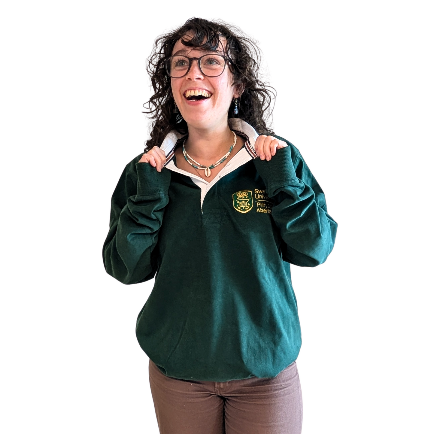 Swansea University Rugby Shirt - Embroidered Logo