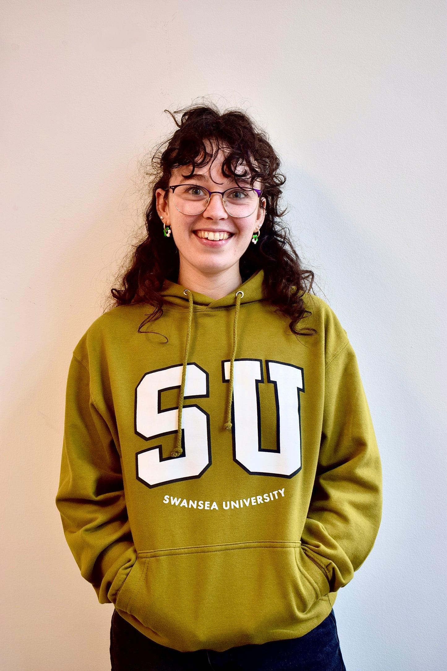 Swansea University logo College Hoodie