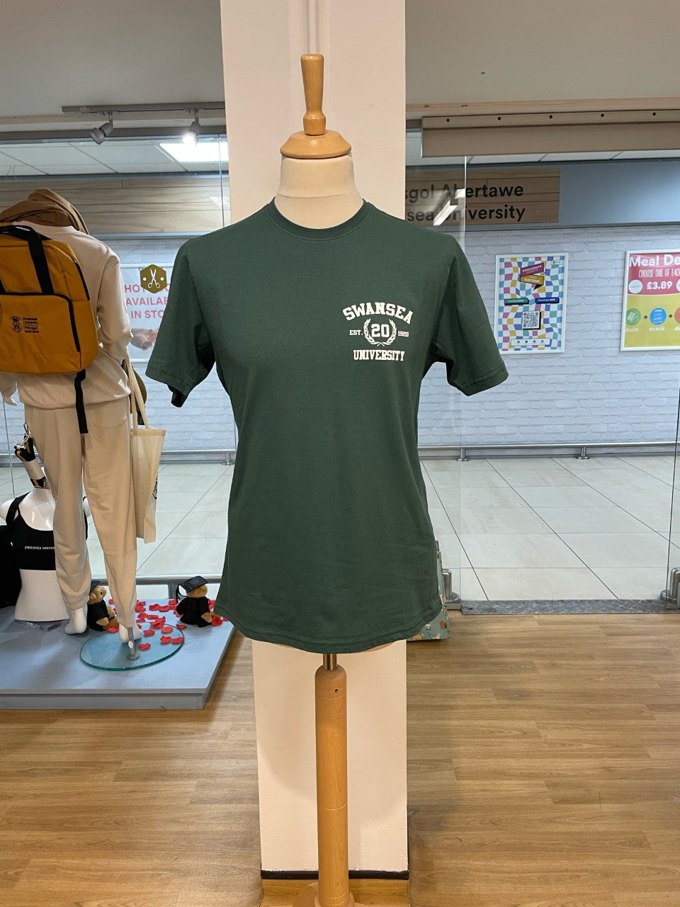 SALE - Swansea University T-Shirt - 1920 Small Laurel