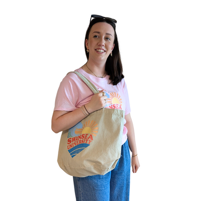 Swansea University Bag - Sunny Shopper Tote
