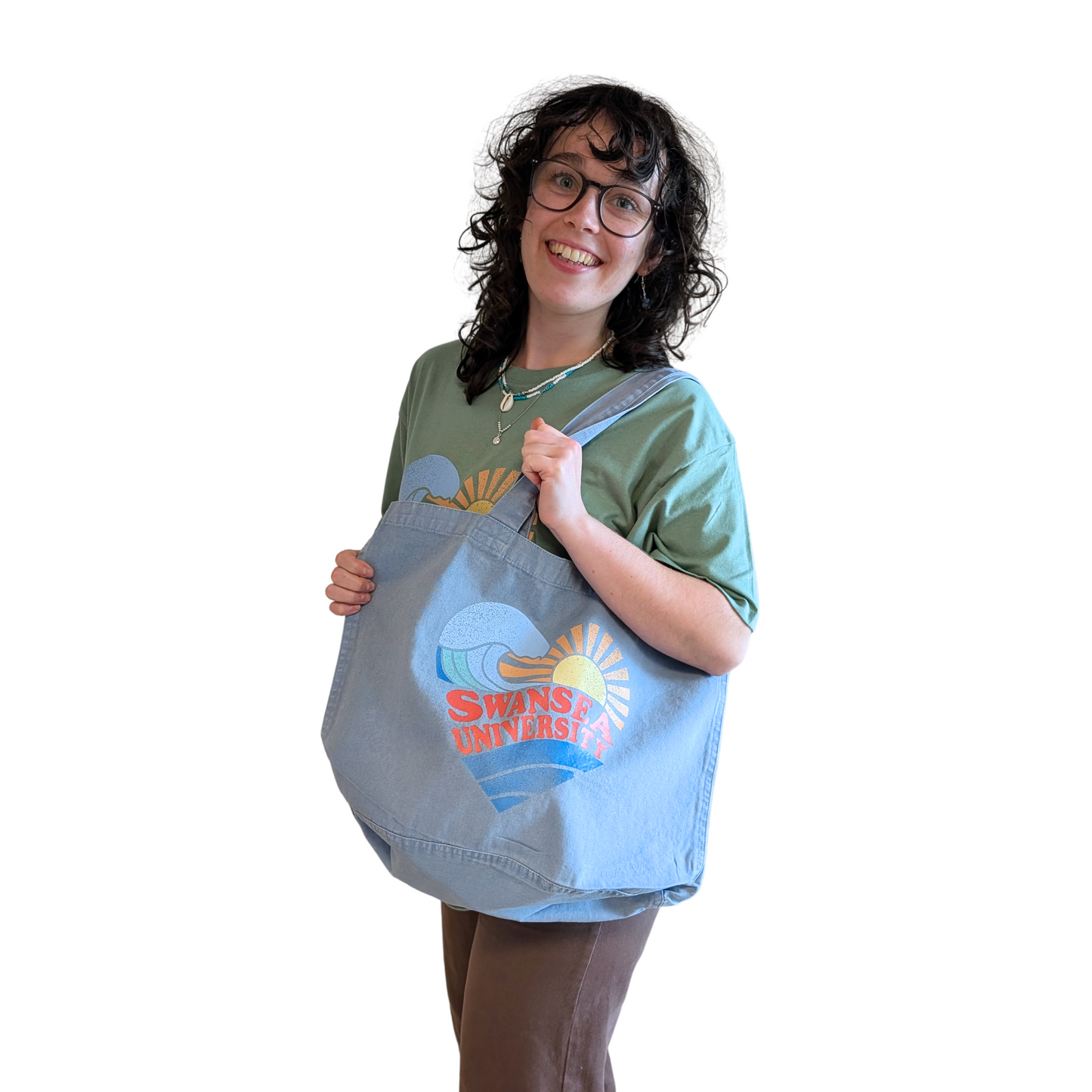 Swansea University Bag - Sunny Shopper Tote