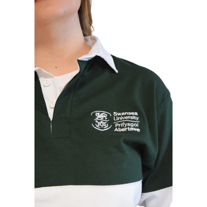 Swansea University Rugby Shirt - Retro Style with Embroidered Logo