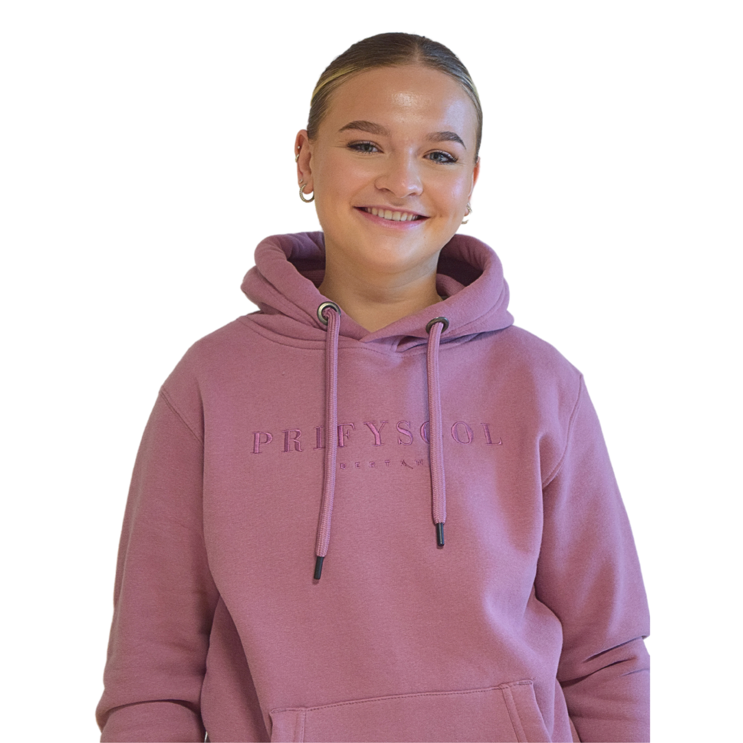 Prifysgol Abertawe Hoodie - Embroidered Logo