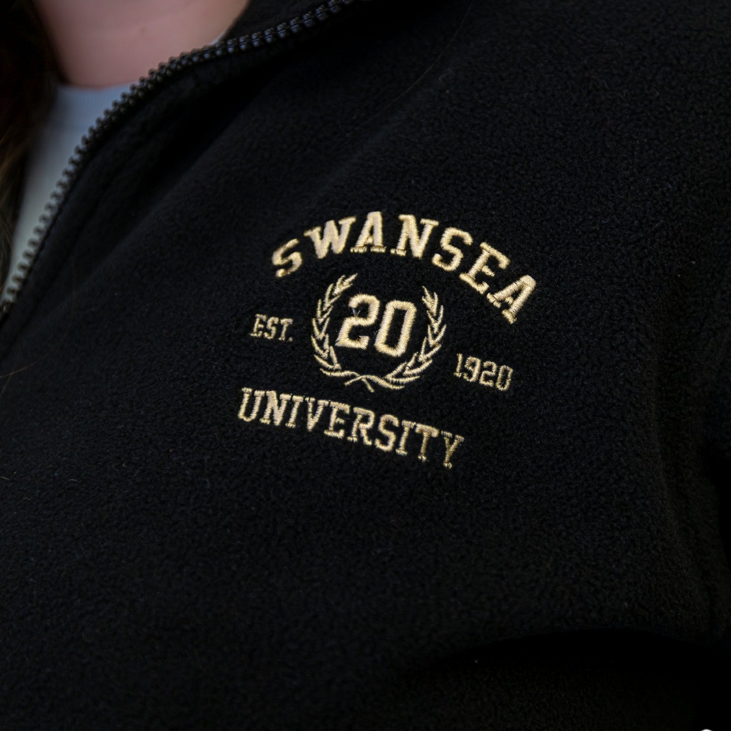 Swansea University Full Zip Micro Fleece Jacket