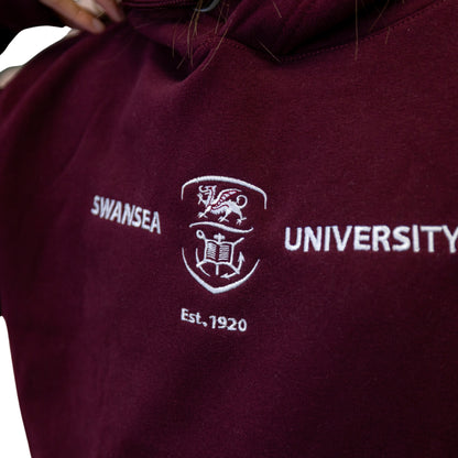 Swansea University Hoodie- Embroidered Crest