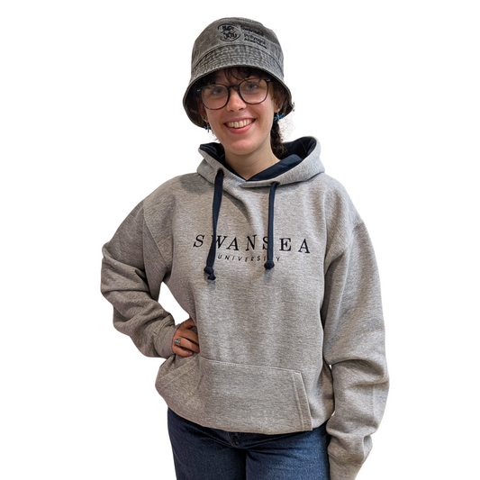 Swansea University Hoodie - Contrast Block Colour