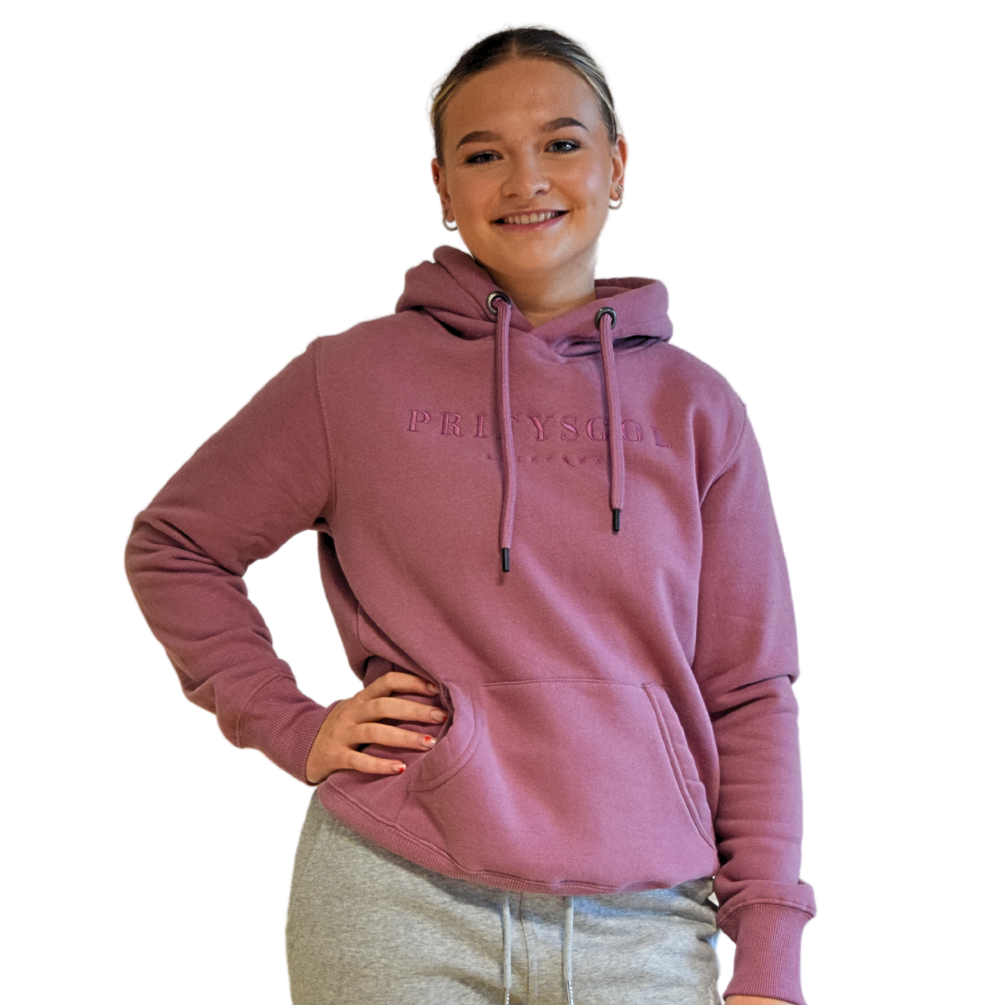 Prifysgol Abertawe Hoodie - Embroidered Logo