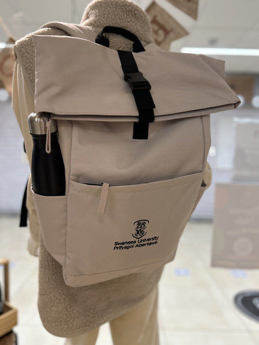 Swansea University Backpack- Roll-Top