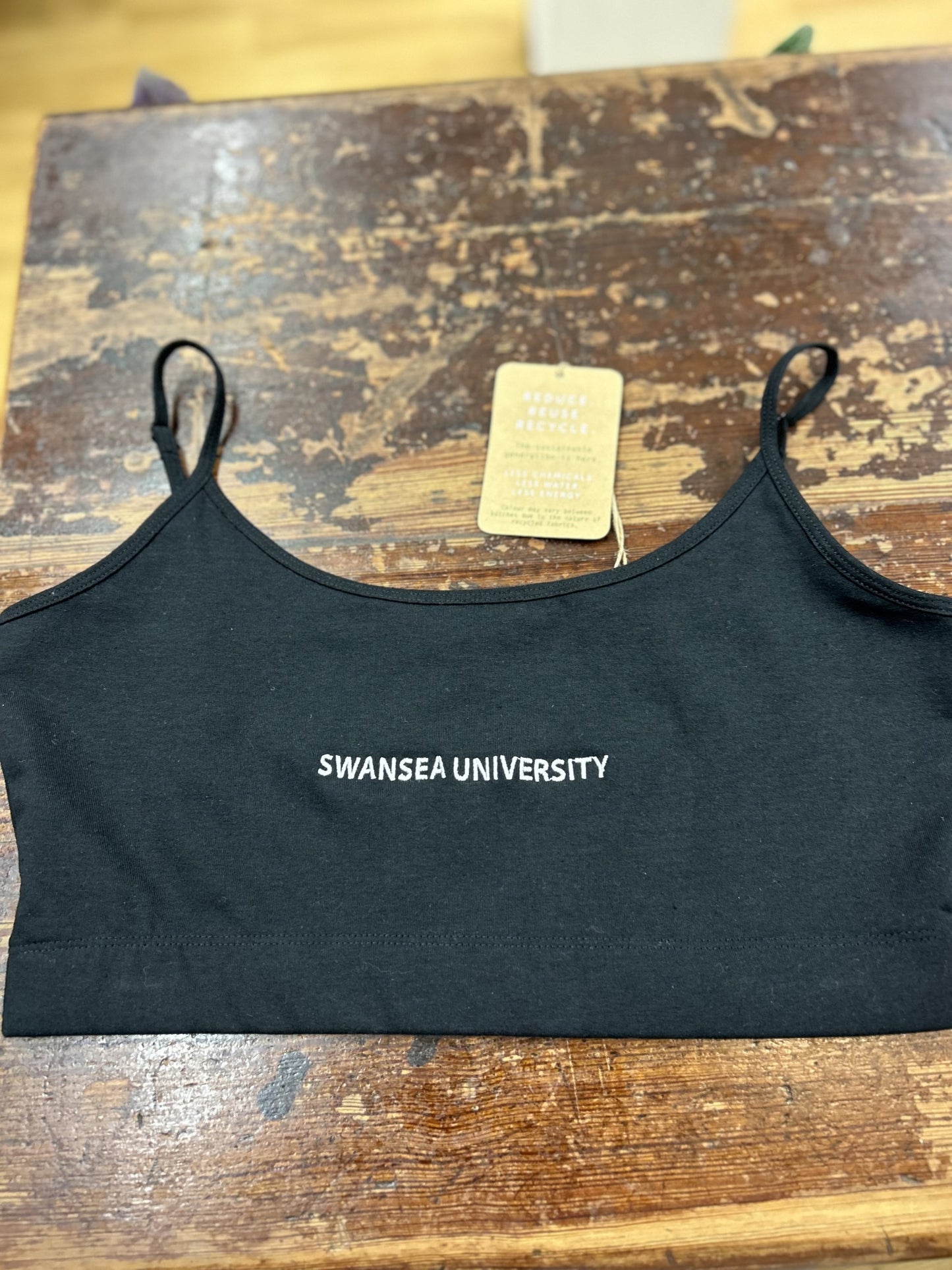 Swansea University T-Shirt - Cropped Cami