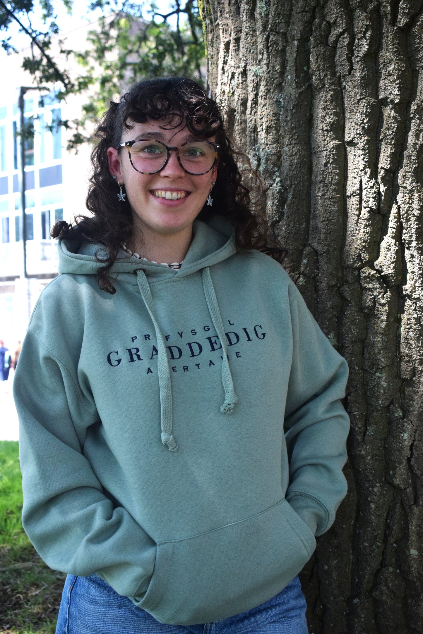 Prifysgol Abertawe Hoodie Graddedig
