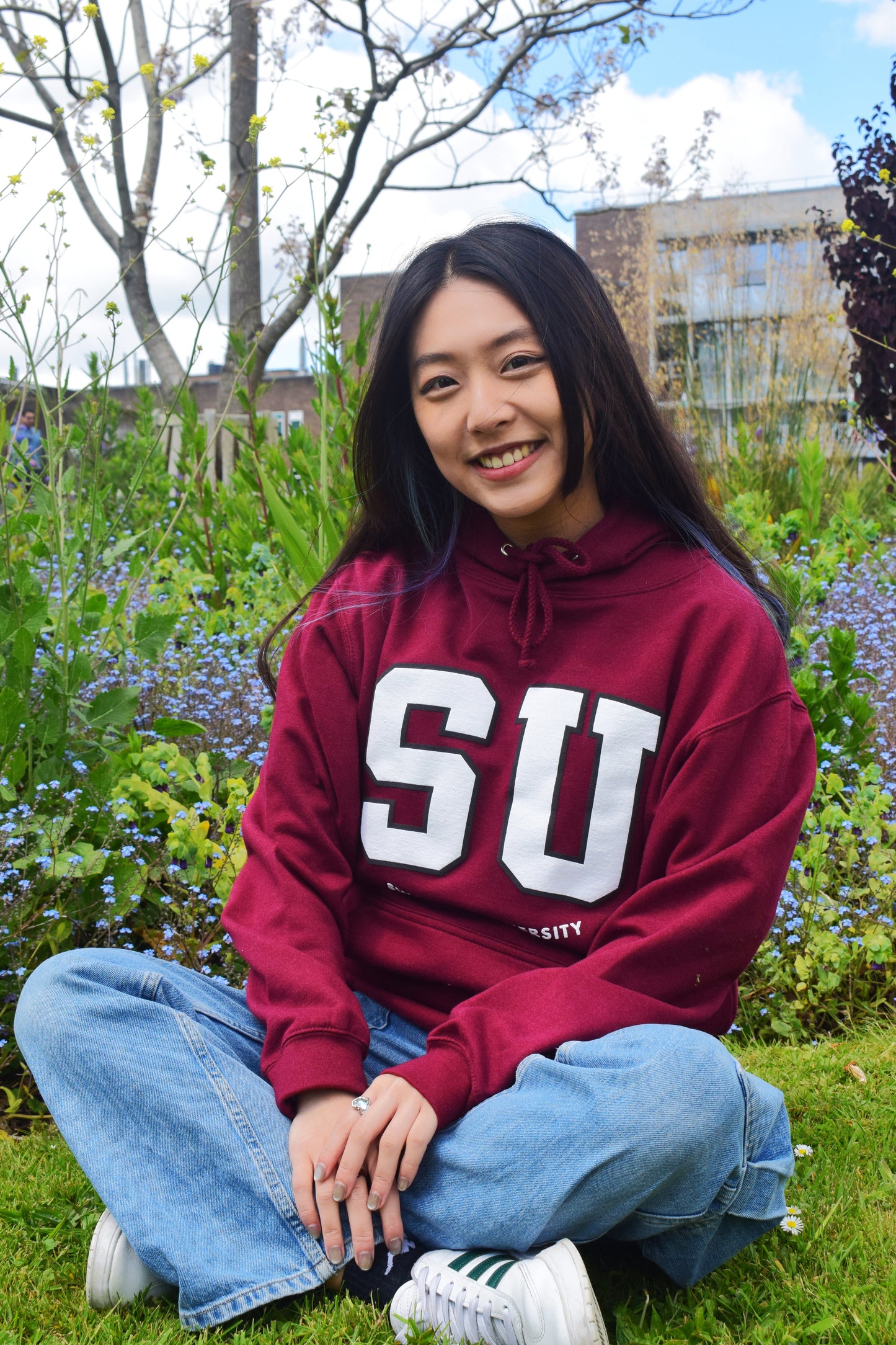 Swansea University logo College Hoodie