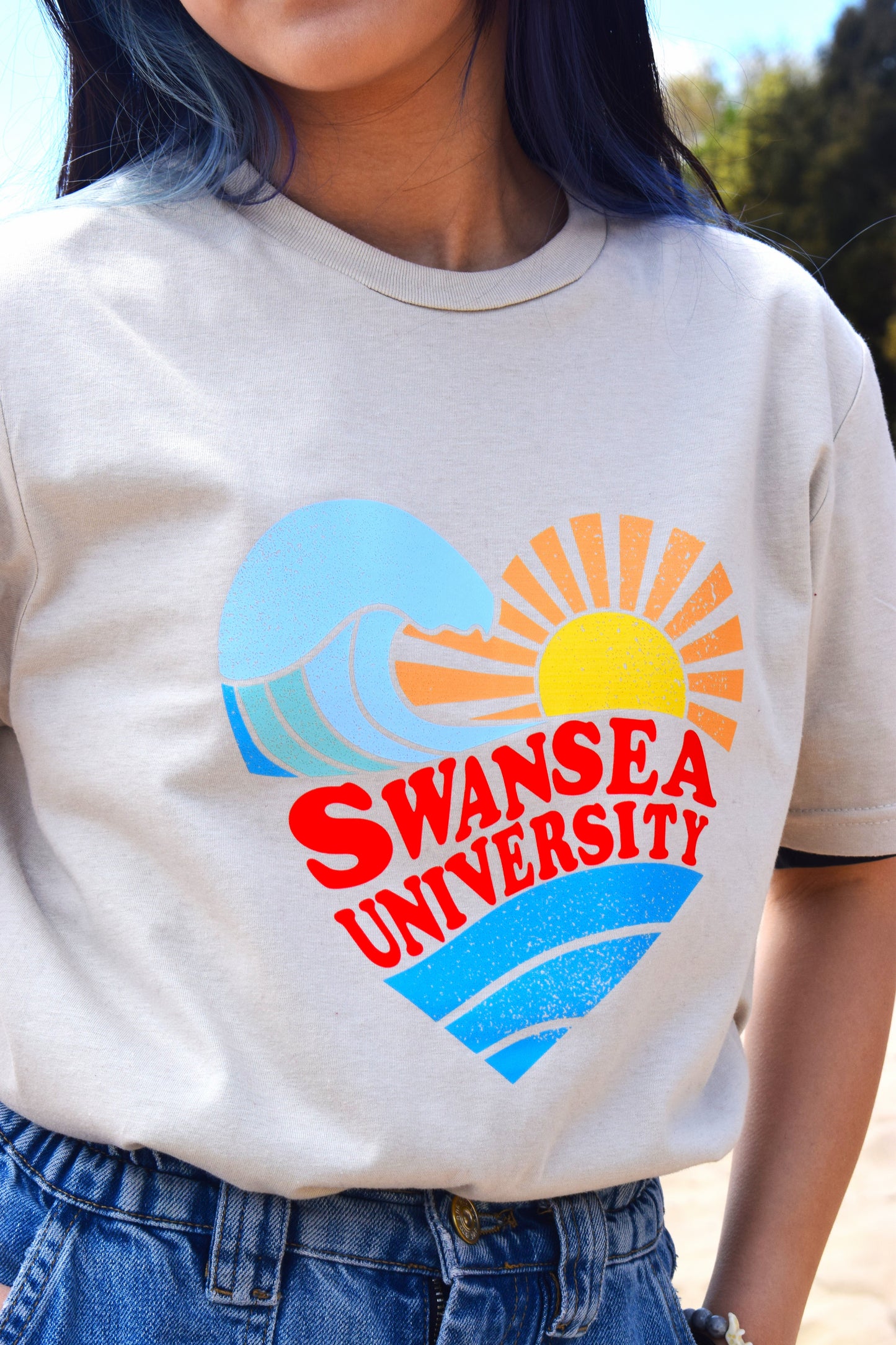 Swansea University Tee - Sunny Swansea