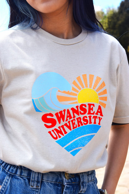 Swansea University Tee - Sunny Swansea