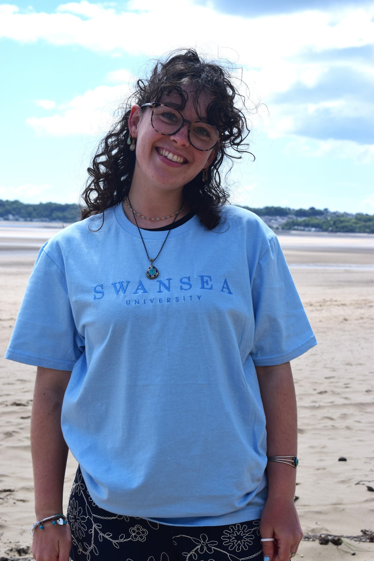 Swansea University Embroidered tee