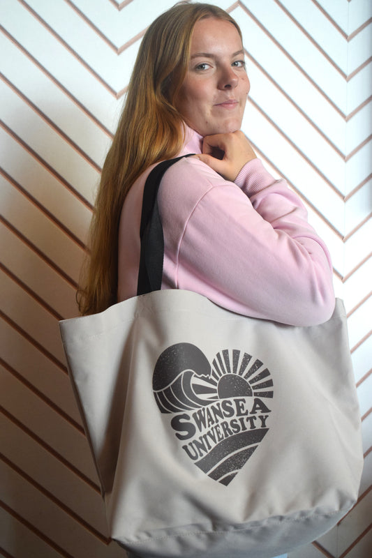 Carryall Natural Tote Bag- Swansea Uni