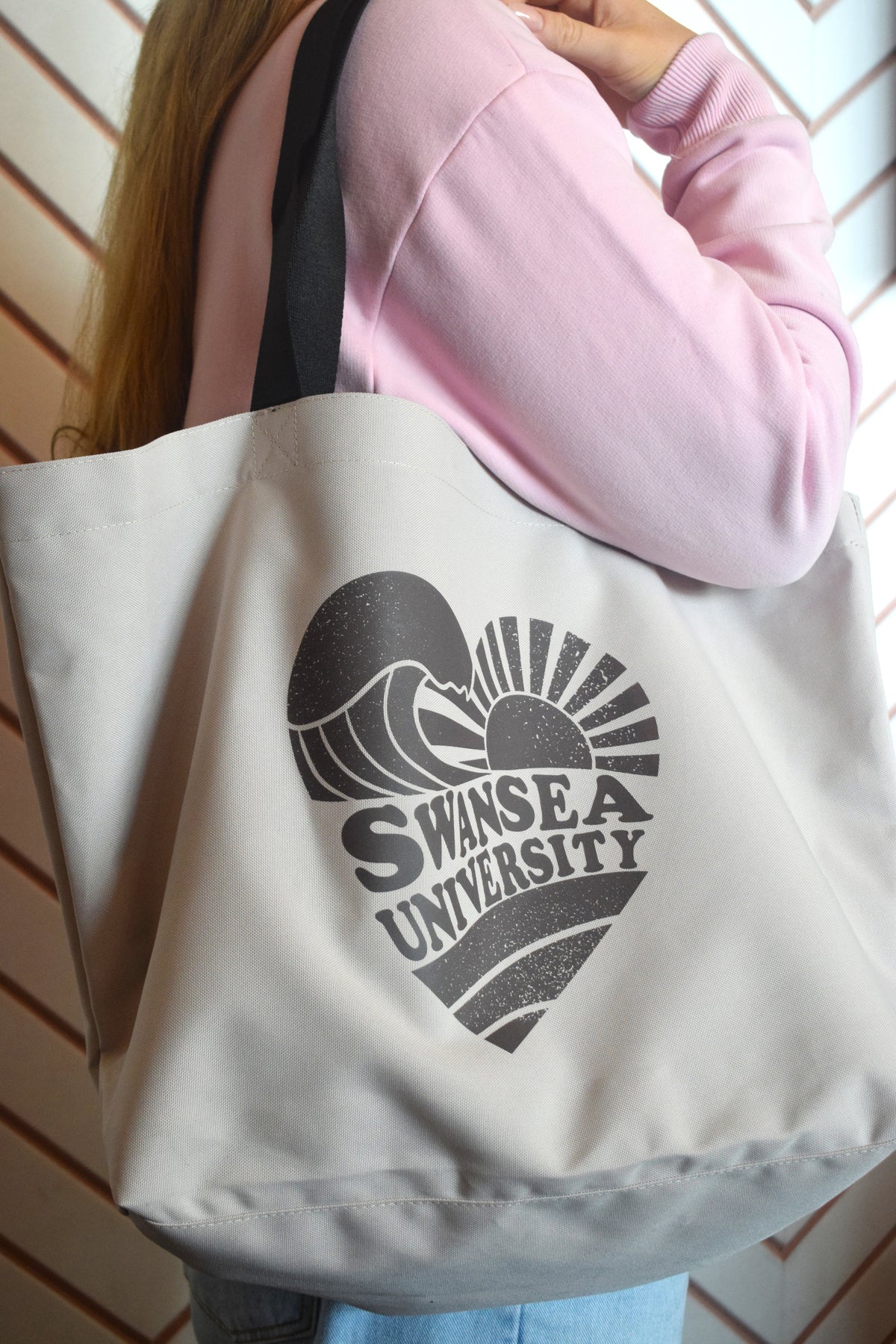 Carryall Natural Tote Bag- Swansea Uni