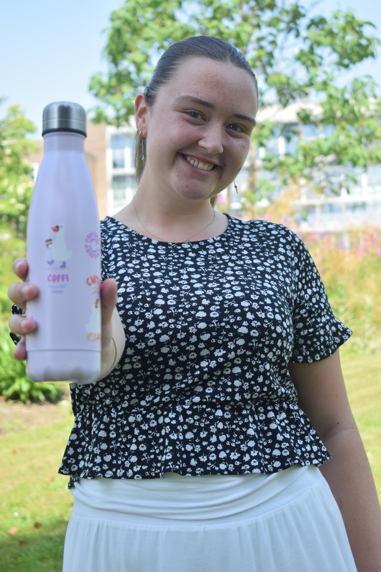 Swansea University Swan Water Bottle