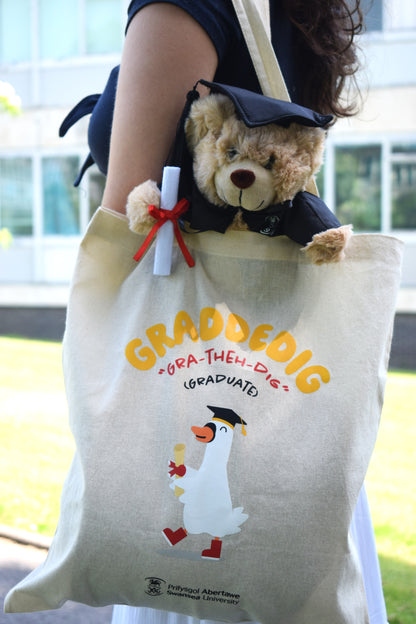 Swansea University Graduation Swan  Totebag