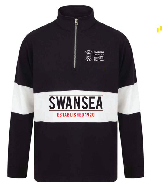 Rugby shirt Swansea University  I/4 Zip