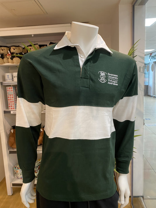 Swansea University RETRO Rugby Shirt - Embroidered Logo