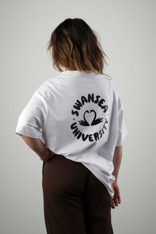 SALE-Swansea University Tee - Oversized Eco