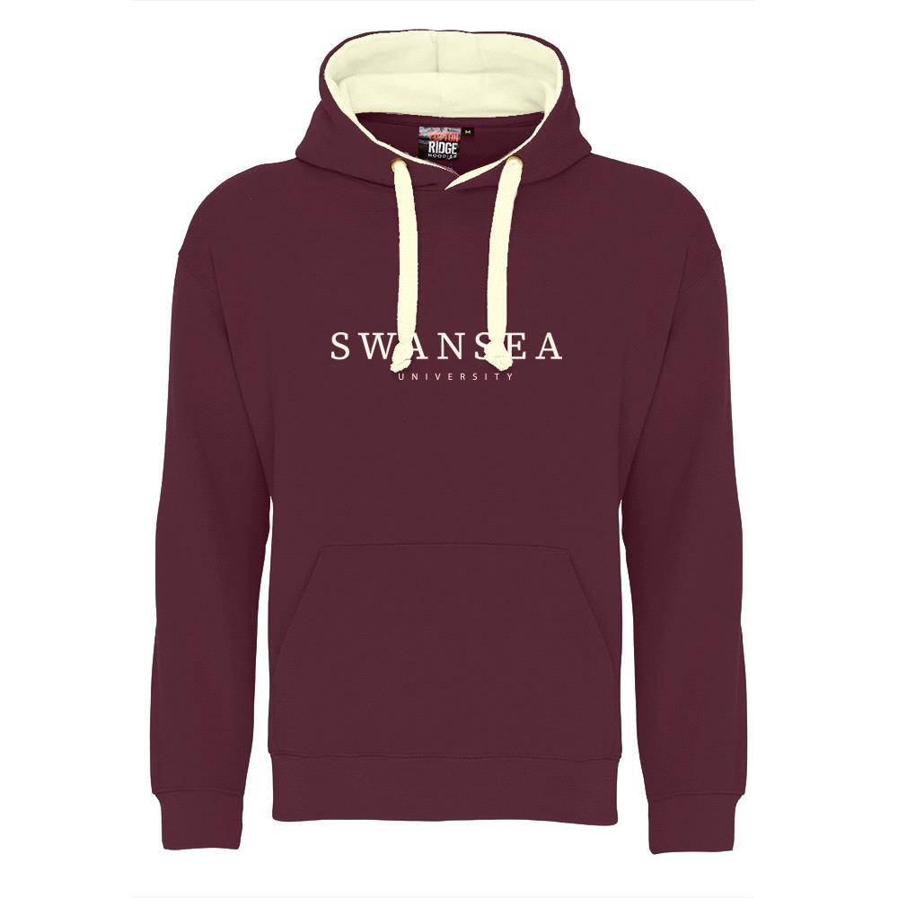 Swansea University Hoodie - Contrast Block Colour