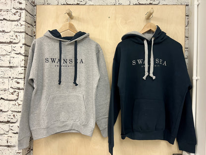 Swansea University Hoodie - Contrast Block Colour