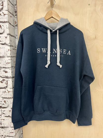 Swansea University Hoodie - Contrast Block Colour