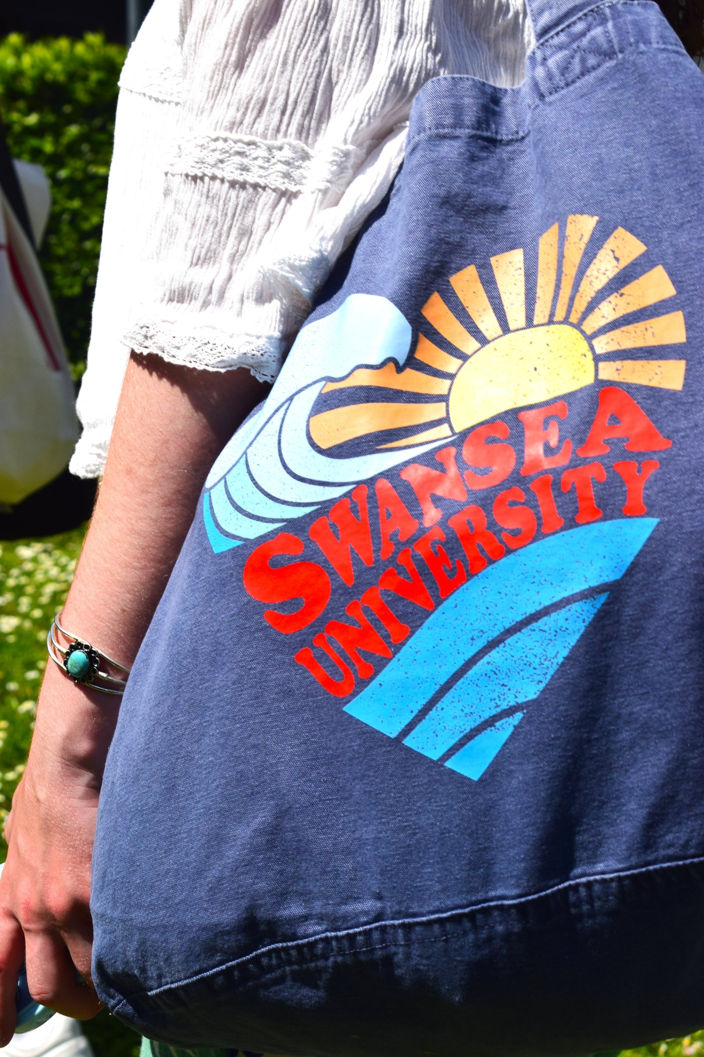 Swansea University Bag - Sunny Shopper Tote