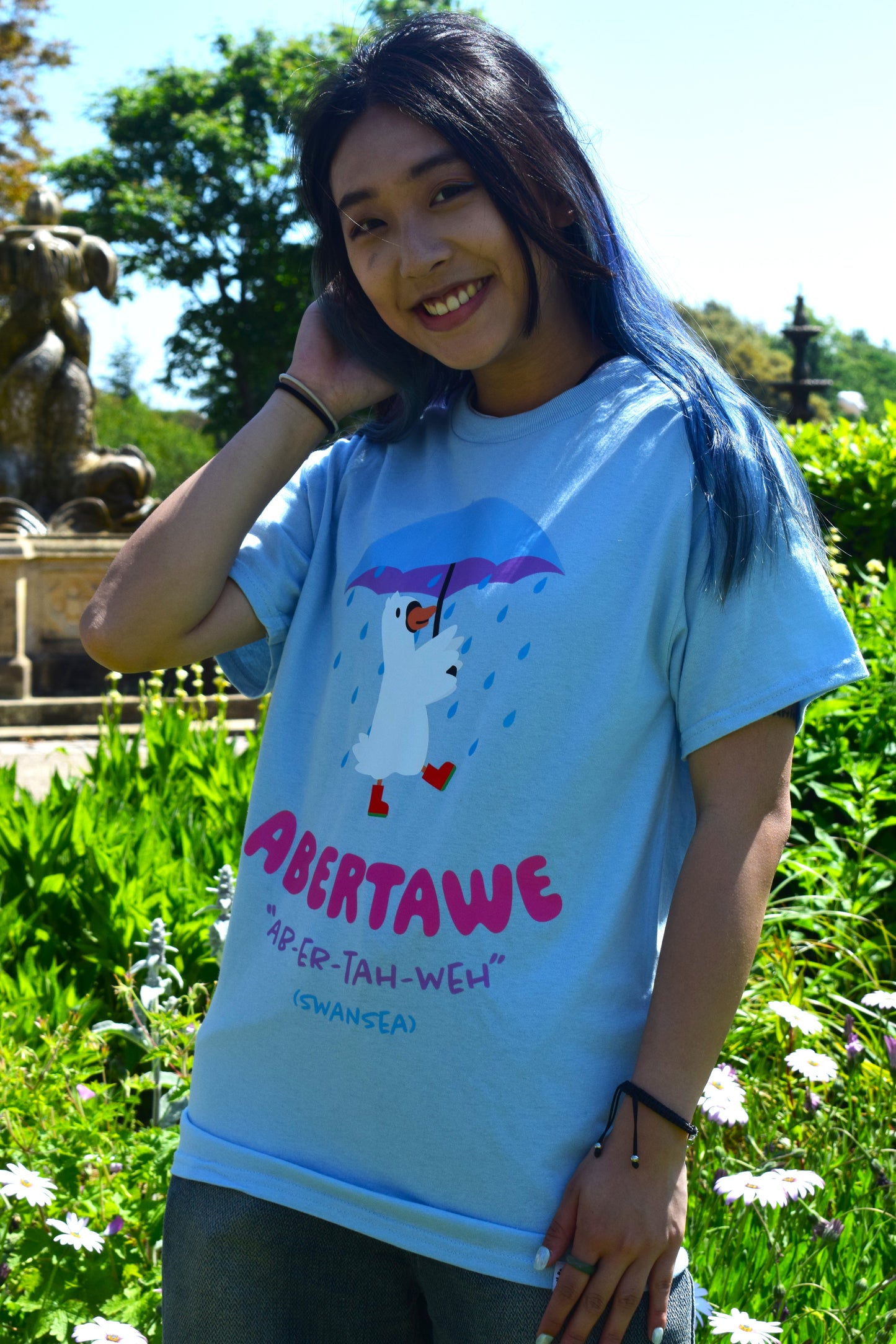 Swansea University Swan Abertawe T-Shirt