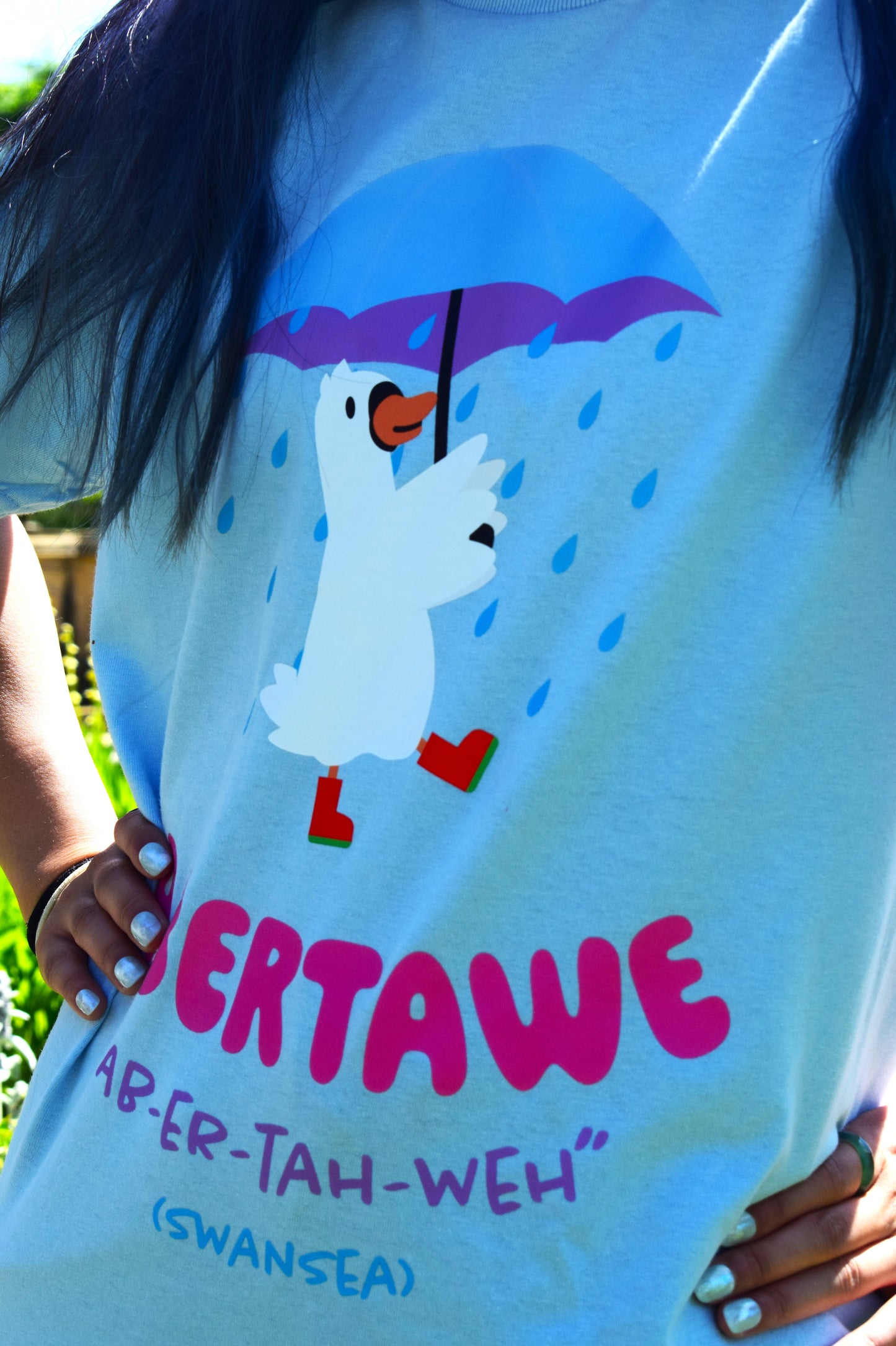Swansea University Swan Abertawe T-Shirt