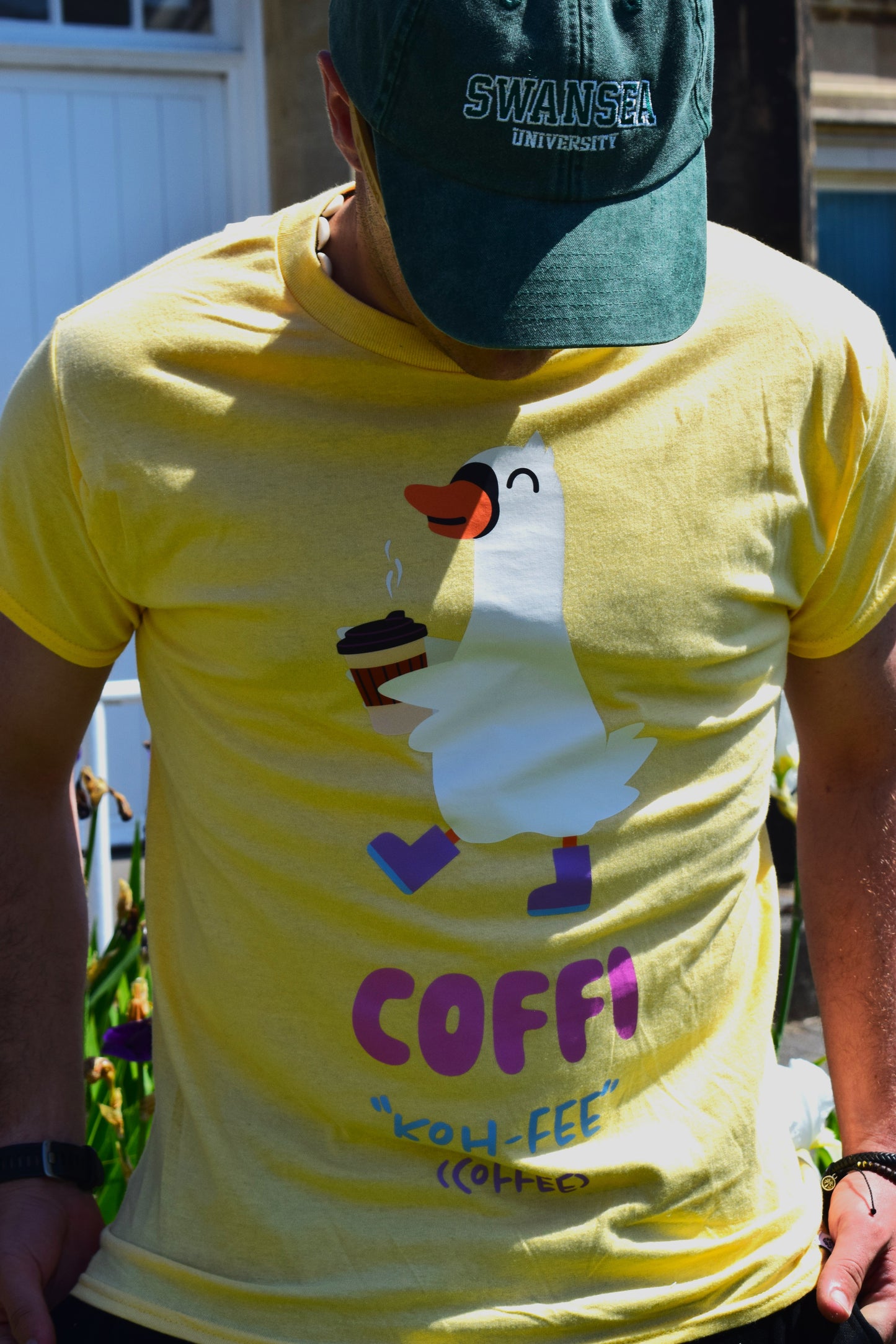 Swansea University Swan Coffi T-Shirt