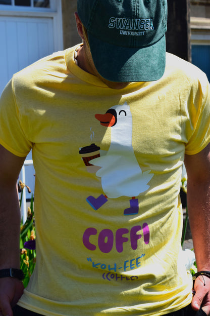 Swansea University Swan Coffi T-Shirt