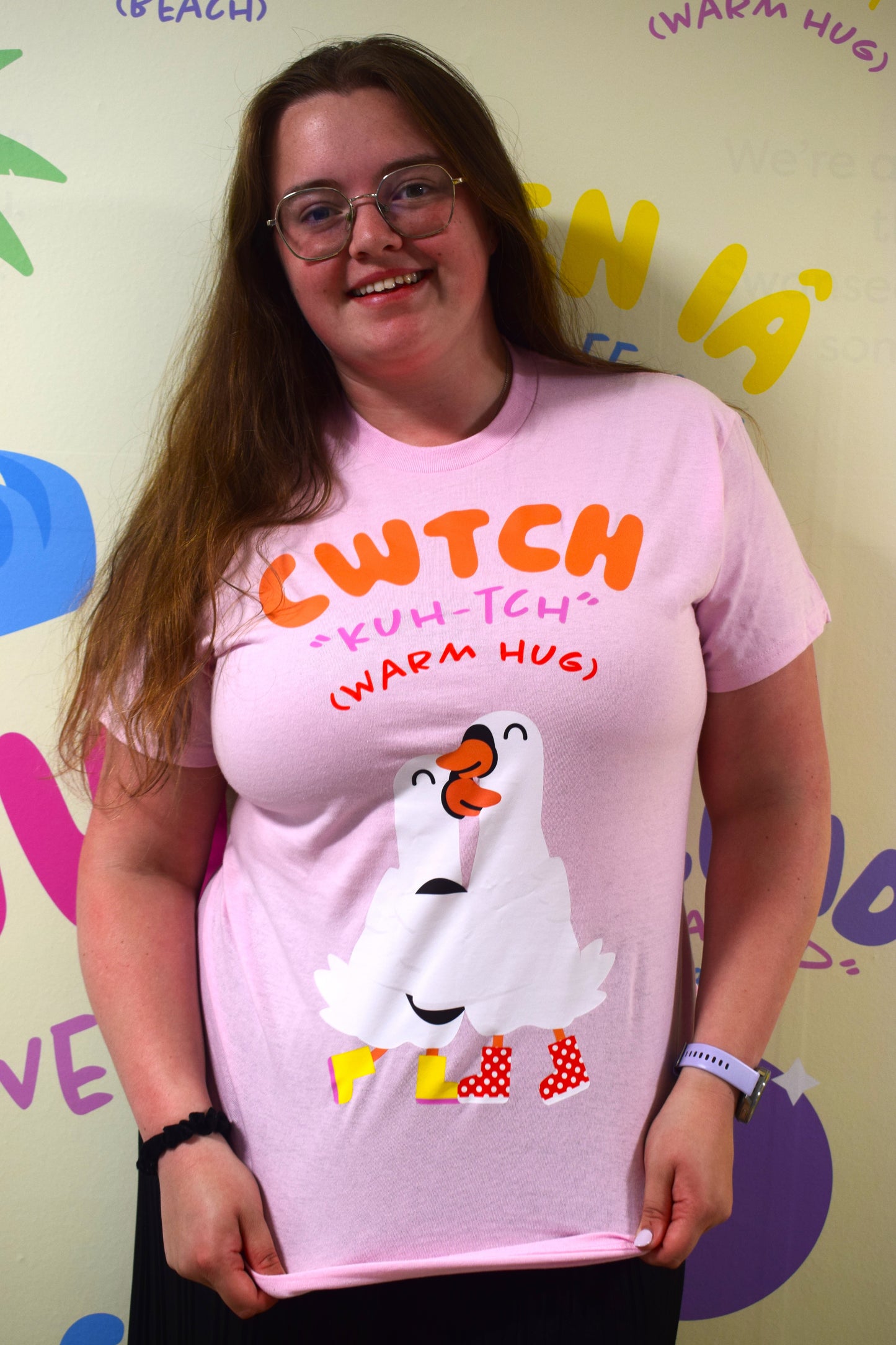 Swansea University Swan CWTCH T-Shirt